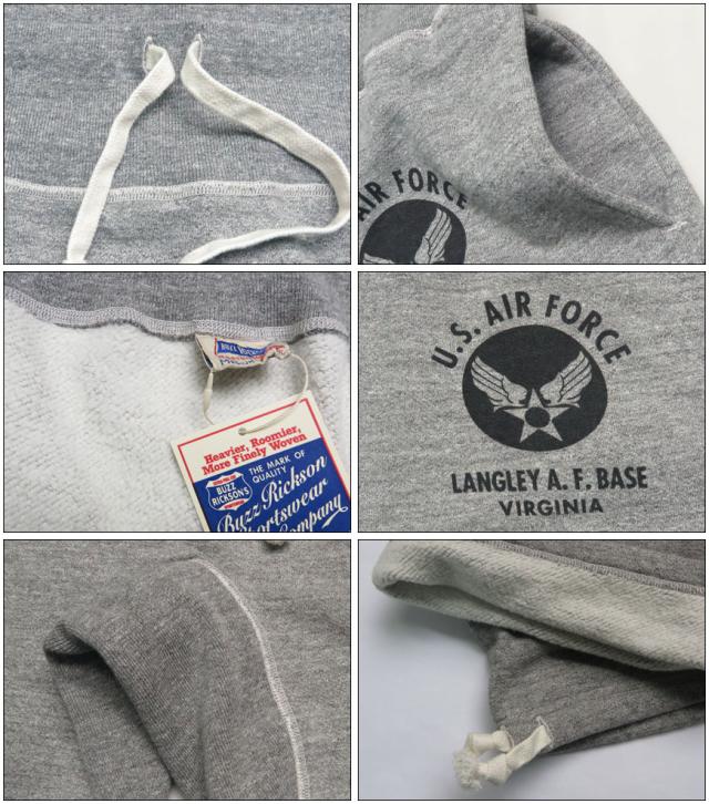 バズリクソンズ BUZZ RICKSONS スウェット パンツ U.S.AIR FORCE エアフォース スエット 部屋着