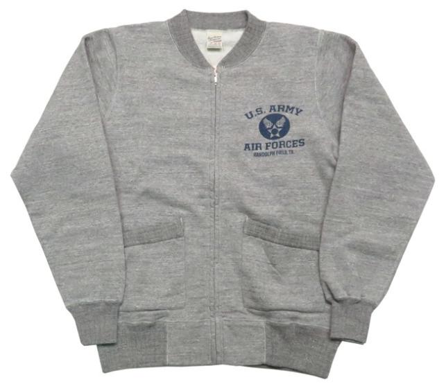 バズリクソンズ Buzz Ricksons セットイン ジップアップ スウェット トレーナー U.S.ARMY AIR FORCE BR65601