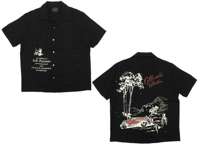 BY GLAD HAND バイ グラッドハンド 半袖 オープンカラー シャツ レーヨン/リネン PORTRAITS BYGH-20-SS-17_1