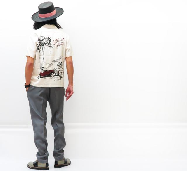 BY GLAD HAND バイ グラッドハンド 半袖 オープンカラー シャツ レーヨン/リネン PORTRAITS BYGH-20-SS-17_8