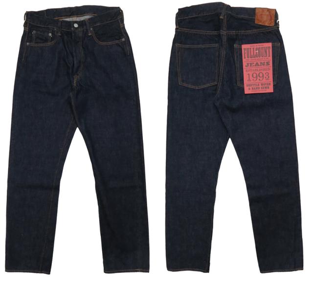 フルカウント FULLCOUNT 1103 CLEAN STRAIGHT  ジーンズ クリーンストレート 13.7oz ジンバブエコットン デニム