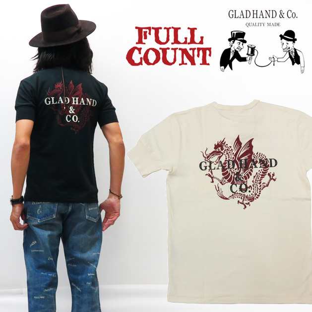 フルカウント グラッドハンド Fullcount Glad Hand ヘンリーネック 半袖 Tシャツ Dragon Ght 001の通販はau Pay マーケット アースマーケット