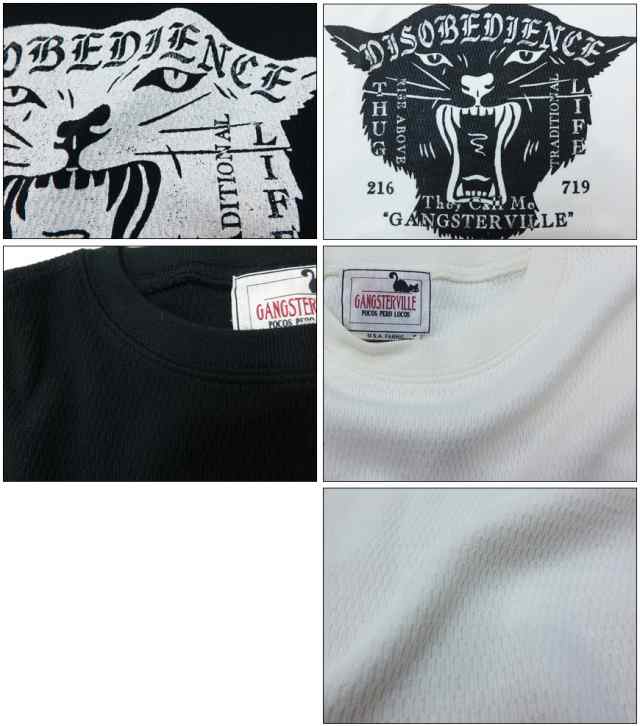 GANGSTERVILLE ギャングスタービル 長袖 クルーネック ワッフル Tシャツ DISOVEDIENCE GLAD HAND  GSV-20-SS-33の通販はau PAY マーケット - アースマーケット | au PAY マーケット－通販サイト