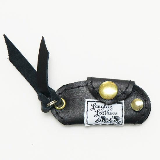 ラングリッツレザーズ  Langlitz Leathers レザー キーホルダー Clem Key Holder 牛革_1