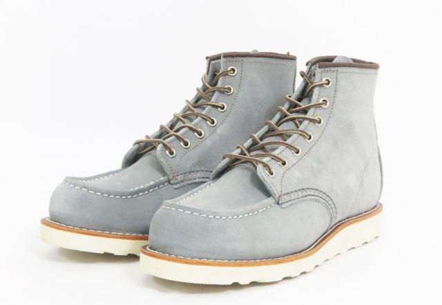REDWING レッドウィング 6" クラシックモックトゥ 細工物ブーツ ダスティブルー・アビレーン・ラフアウト 6" Classic  Moc Style No.8800