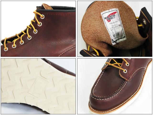 REDWING レッドウィング 6" クラシックモックトゥ ワークブーツ ブライアー「オイルスリック」 6"ClassicMoc Style No.8138_6