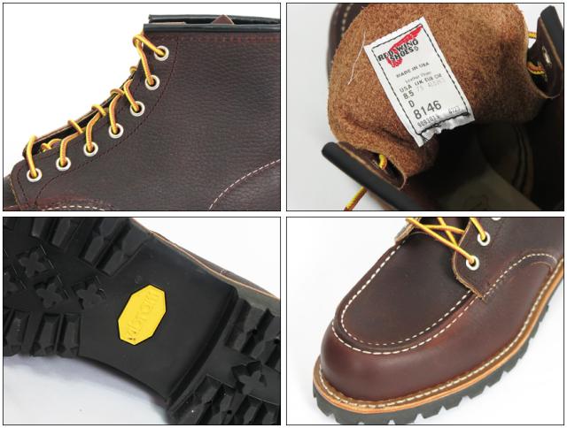 REDWING レッドウィング 6" モックトゥ ワークブーツ ROUGHNECK ラフネック ブライアー「オイルスリック」 Style No.8146_6