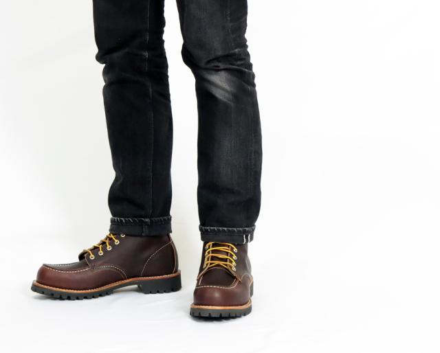 REDWING レッドウィング 6" モックトゥ ワークブーツ ROUGHNECK ラフネック ブライアー「オイルスリック」 Style No.8146_7