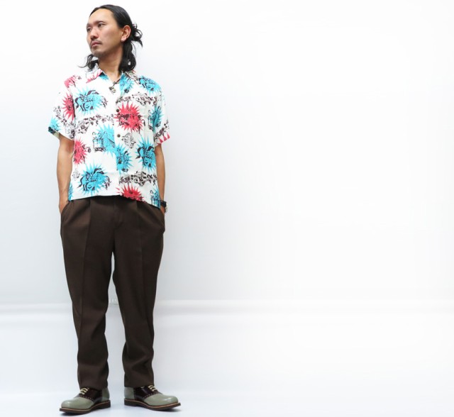 サンサーフ SUN SURF 半袖 アロハシャツ KEONI OF HAWAII “GAUGUIN