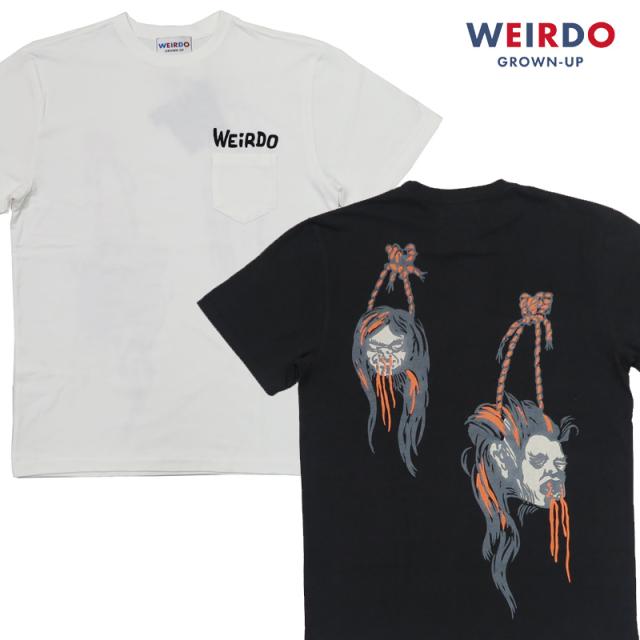 WEIRDO ウィアード 半袖 クルーネック Tシャツ 「VOODOO HEAD」 GLAD HAND グラッドハンド WRD-23-SS-27