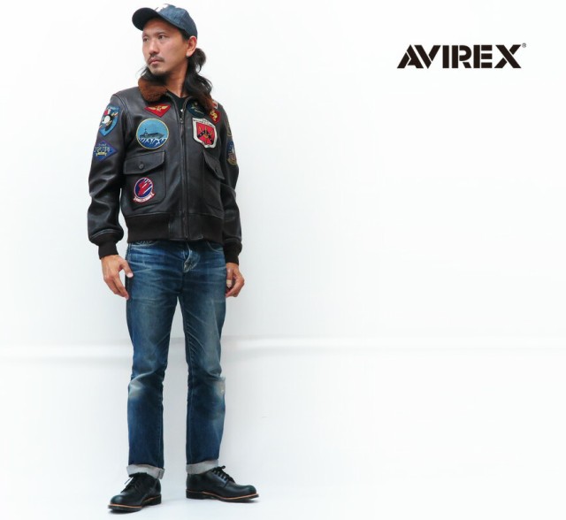 AVIREX アビレックス G-1 TOP GUN ゴート レザー フライトジャケット