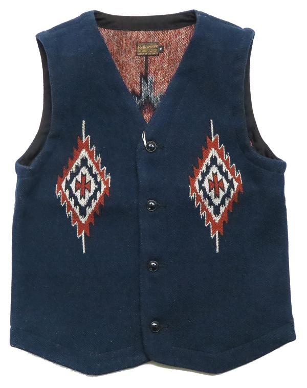 デラックスウェア DELUXEWARE ウールブランケット ネイティブ ベスト D