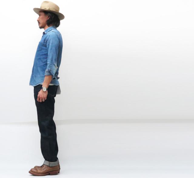 デラックスウェア DELUXEWARE 13.6oz デニム トラウザーズ ストレート ジーンズ DX900A