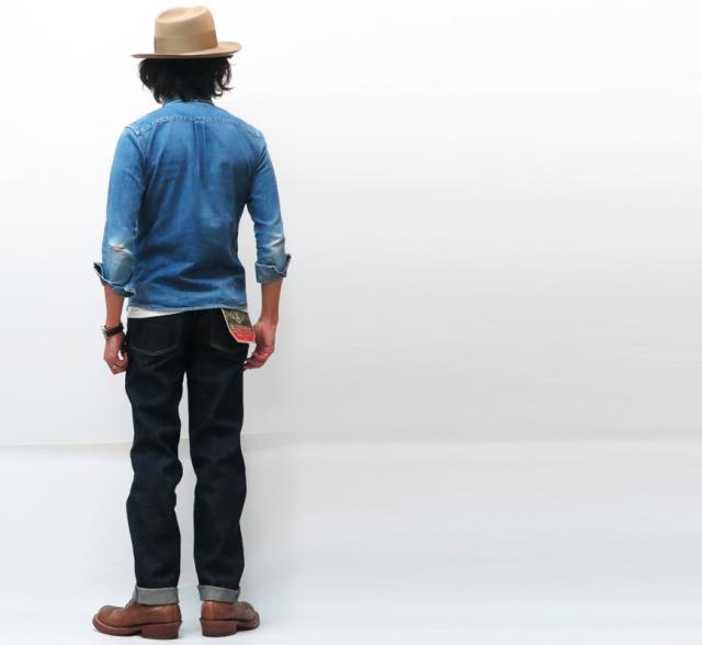 デラックスウェア DELUXEWARE 13.6oz デニム トラウザーズ ストレート ジーンズ DX900A