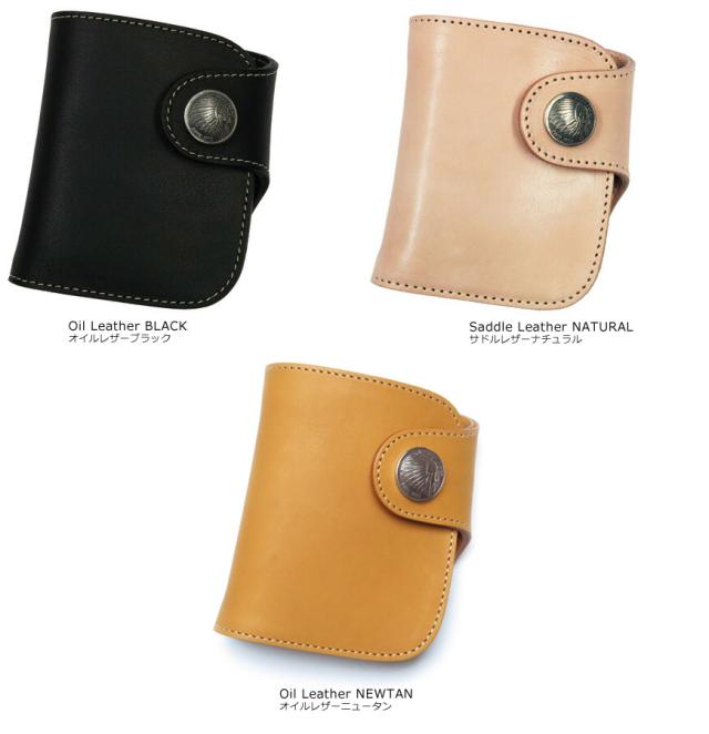 レッドムーン REDMOON レザーショートウォレット HR-01A "ホースライディング" オリジナル コイン コンチョ 革 財布_2