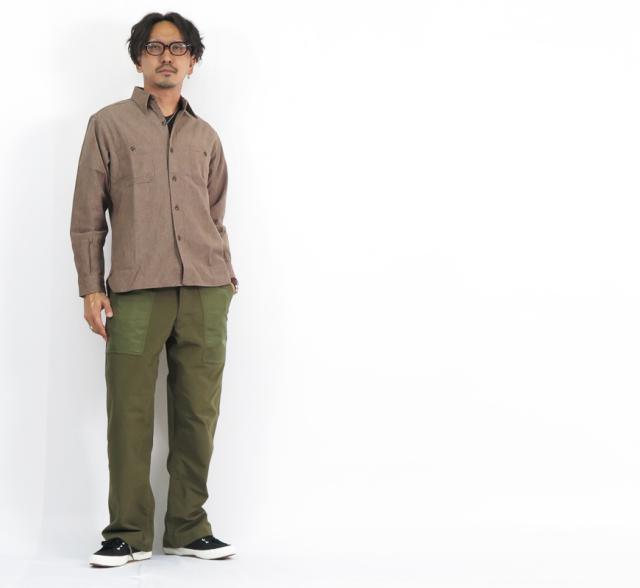 MODUCT モダクト ODD-JOBBER PANTS OG-149 ファティーグ ベイカー パンツ ミリタリー SUGAR CANE シュガーケーン MO42342_3