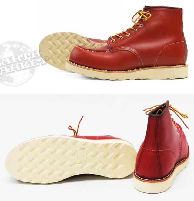 REDWING レッドウィング クラシックワークブーツ 6 MOC TOE ORO-RUSSET PORTAGE Style No.8875 プリント犬タグ Eワイズ_1