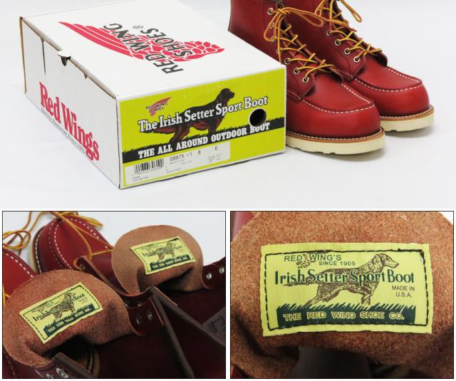 REDWING レッドウィング クラシックワークブーツ 6 MOC TOE ORO-RUSSET PORTAGE Style No.8875 プリント犬タグ Eワイズ_4
