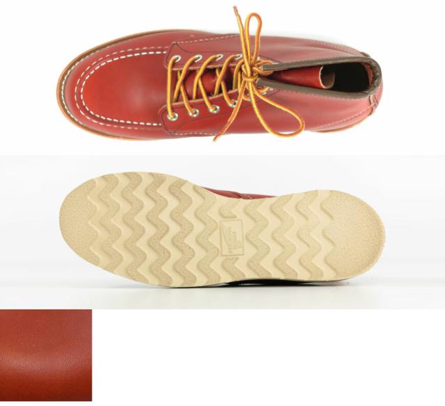 REDWING レッドウィング クラシックワークブーツ 6 MOC TOE ORO-RUSSET PORTAGE Style No.8875 プリント犬タグ Eワイズ_5