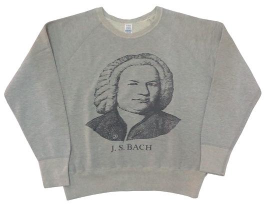 ウェアハウス WAREHOUSE クルーネック スウェット 461 FADED J.S.BACH ユーズドウォッシュ 2ND-HAND  バッハ