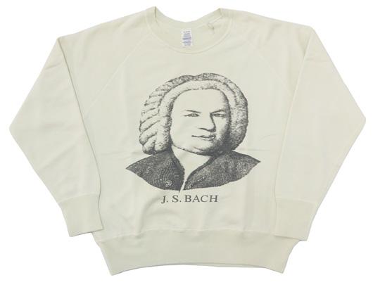 ウェアハウス WAREHOUSE クルーネック スウェット 461 FADED J.S.BACH ユーズドウォッシュ 2ND-HAND  バッハ