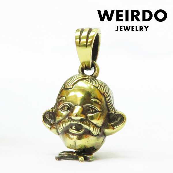 WEIRDO JEWERLY ウィアード ジュエリー DRUNKER HEAD ブラス