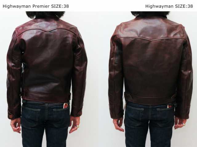 エアロレザー AERO LEATHER ライダースジャケット Highwayman premier ハイウェイマン プレミア ホーウィン社  フロントクォーターホースの通販はau PAY マーケット - アースマーケット | au PAY マーケット－通販サイト