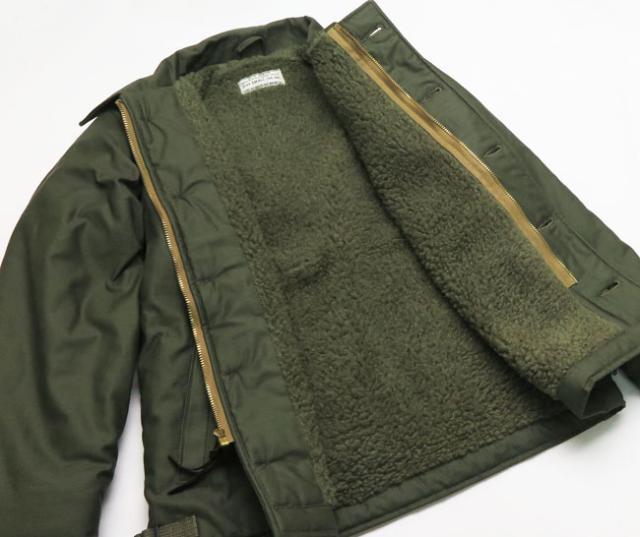U.S.NAVY N-1デッキジャケット　実物　ヴィンテージ us navy 50s デッキ レインパーカー ビンテージ 古着