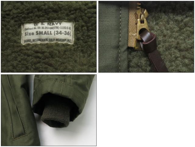 バズリクソンズ Buzz Ricksons A-2 デッキジャケット U.S.NAVY BR14956