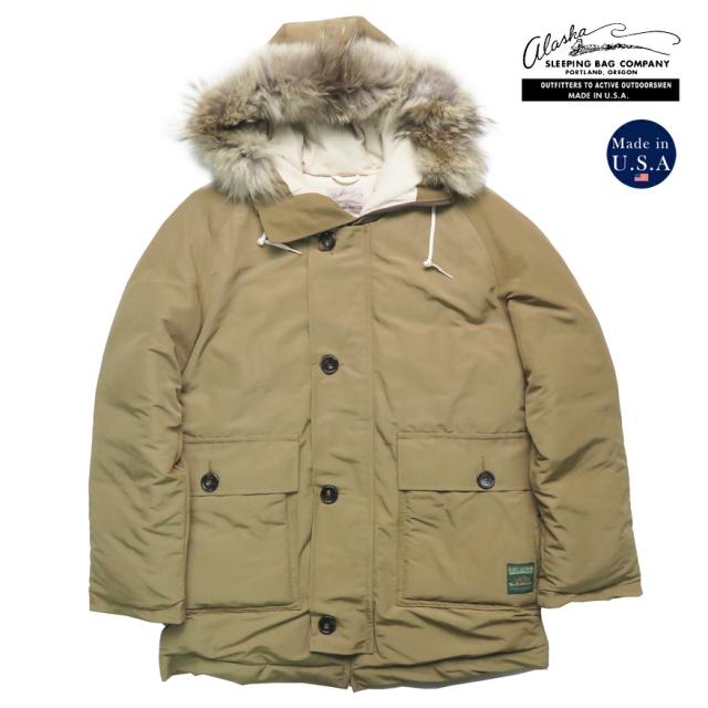 ALASKA SLEEPING BAG アラスカスリーピングバッグ グースダウン ジャケット コヨーテファーフード ARCTIC WORK & HUNTING COAT SUGAR CANE シュガーケーン AS15211の通販は 151,800円