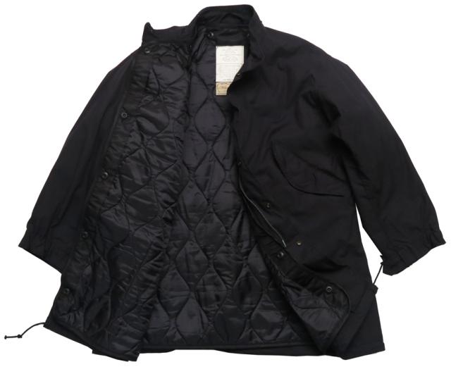 バズリクソンズ Buzz Ricksons William Gibson ブラック M-65用 キルティング ライナー ジャケット Type BLACK LINER, EXTREME COLD WEATHER, PARKA BR15193