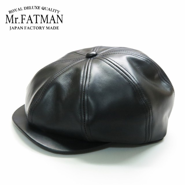 Mr.FATMANミスターファットマン 茶芯レザー 8パネル キャスケット