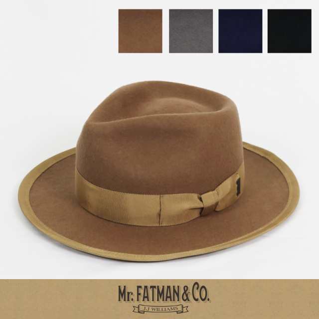 J.J. WILLIAMS FEDORA By Mr.FATMANミスターファットマン ウールフェルトハット Two Dollar トゥーダラー  5225001｜au PAY マーケット