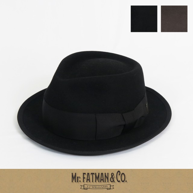 J.J. WILLIAMS FEDORA By Mr.FATMAN ミスターファットマン ウールフェルトハット Pipe and Cigar 5225005