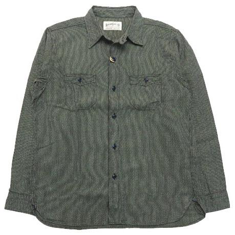 シュガーケーン SUGAR CANE フィクションロマンス 6.5oz インディゴ ビーチクロス ワーク シャツ 長袖 SC28283