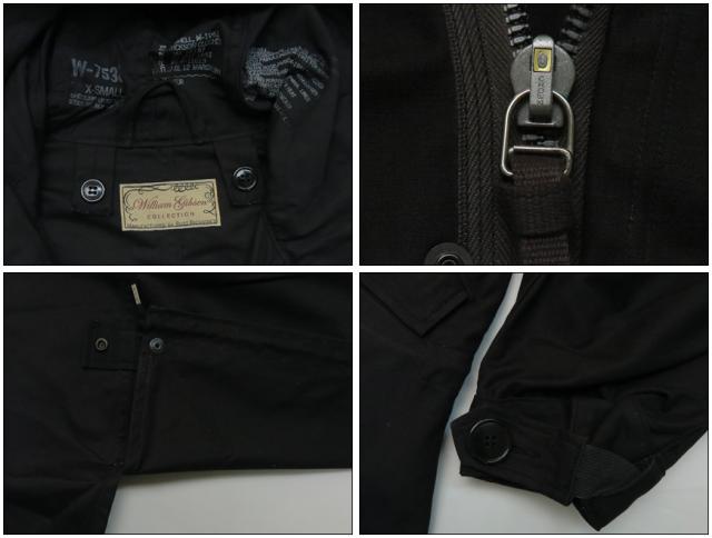 バズリクソンズ ウィリアムギブソンコレクションM-51パーカ 黒 サイズL