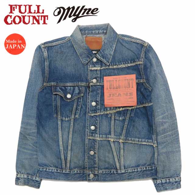 FULLCOUNT × MYne フルカウント × マイン リメイク デニム ジャケット Switching Denim Jacket "More Than Real" #G08FC101 13.7oz ジの通販は