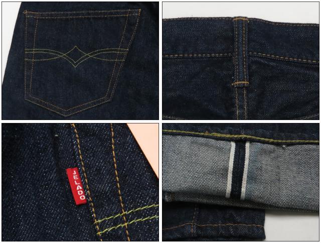 JELADO ジェラード 14oz デニム ジーンズ STANDARD COLLECTION Age of Longing 301XX レギュラーストレート ワンウォッシュ 