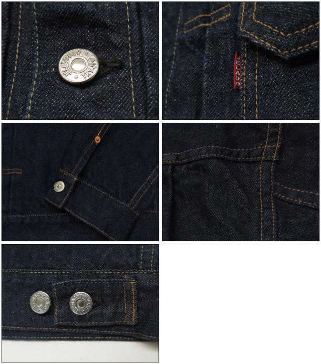 JELADO ジェラード 14oz デニム ジャケット 2ndタイプ STANDARD COLLECTION 55Denim Jacket 406XX JP94406 白タグ ジージャン Gジャン ワンウォッシュ_4