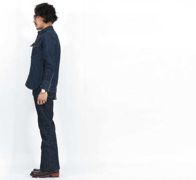 SAMURAIジーンズ S512XXBC ブーツカットデニム 32x36 Samurai Jeans LOT #11 S512XXBC Selvedge Boot Cut Denim W36