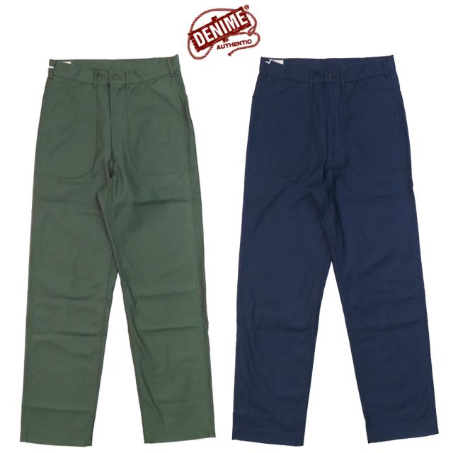 DENIME ドゥニーム Lot.225 バックサテン ベーカーパンツ 新生ドゥニーム WAREHOUSE ウェアハウス製