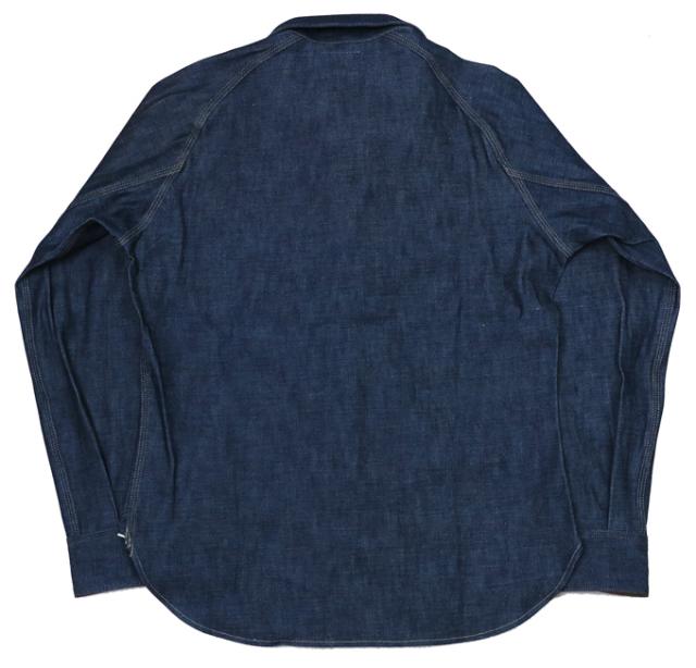デラックスウェア DELUXEWARE 10.5oz デニム ワークシャツ 40s DENIM インディゴ 7640