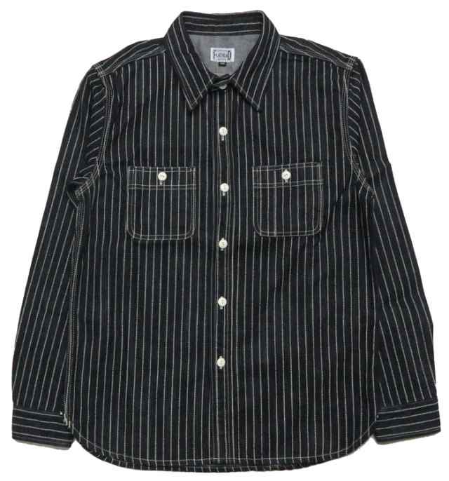 当社の フラットヘッド ウォバッシュストライプ 10oz HEAD FLAT THE トップス