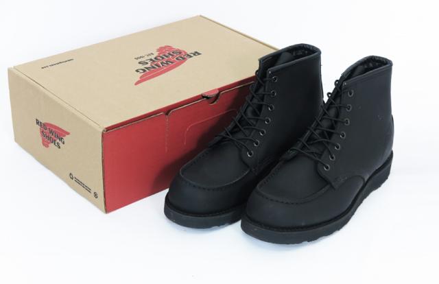 REDWING レッドウィング CLASSIC MOC クラシック モック シューズ ハーネスブラック オールブラック仕様 ワーク ブーツ Style No.8074_4
