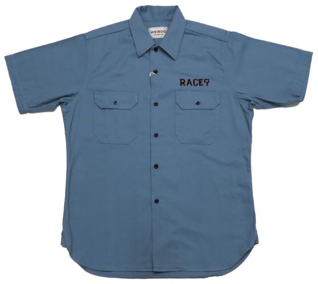 WEIRDO ウィアード 半袖 ワークシャツ 「WRD SUPPLY」 フロッキープリント GLAD HAND グラッドハンド WRD-22-SS-17_1
