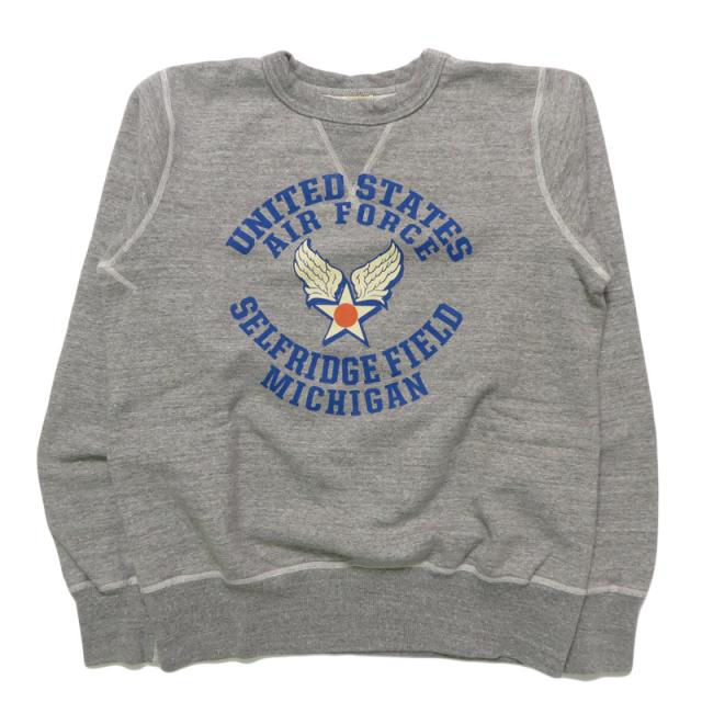 バズリクソンズ BUZZ RICKSON'S セットイン クルーネック スウェット "USAF SELFRIDGE FIELD "ミリタリー 長袖 BR69630_1