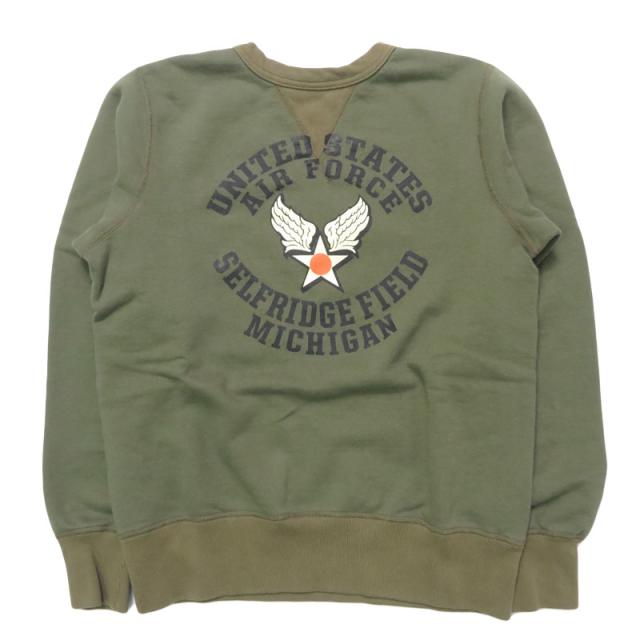 バズリクソンズ BUZZ RICKSON'S セットイン クルーネック スウェット "USAF SELFRIDGE FIELD "ミリタリー 長袖 BR69630_2