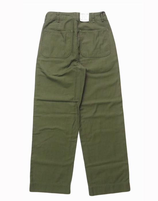 ドミンゴ D.M.G. DOMINGO ルーズバックサテン ミリタリーストレート