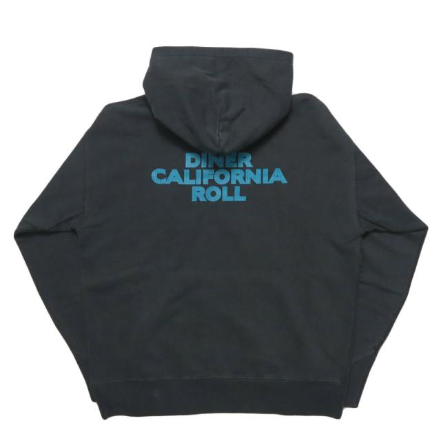 バーンズ BARNS 長袖 プルオーバー スウェット パーカー アスレチック プリントフーディー  "ROLL" ピグメント染め 裏起毛 BR-25466【2025年秋冬新作】