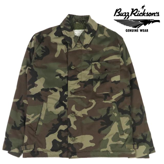 バズリクソンズ Buzz Rickson's A-2 デッキジャケット カモフラージュ柄 コットン/ナイロン BR15763 【2025年秋冬新作】